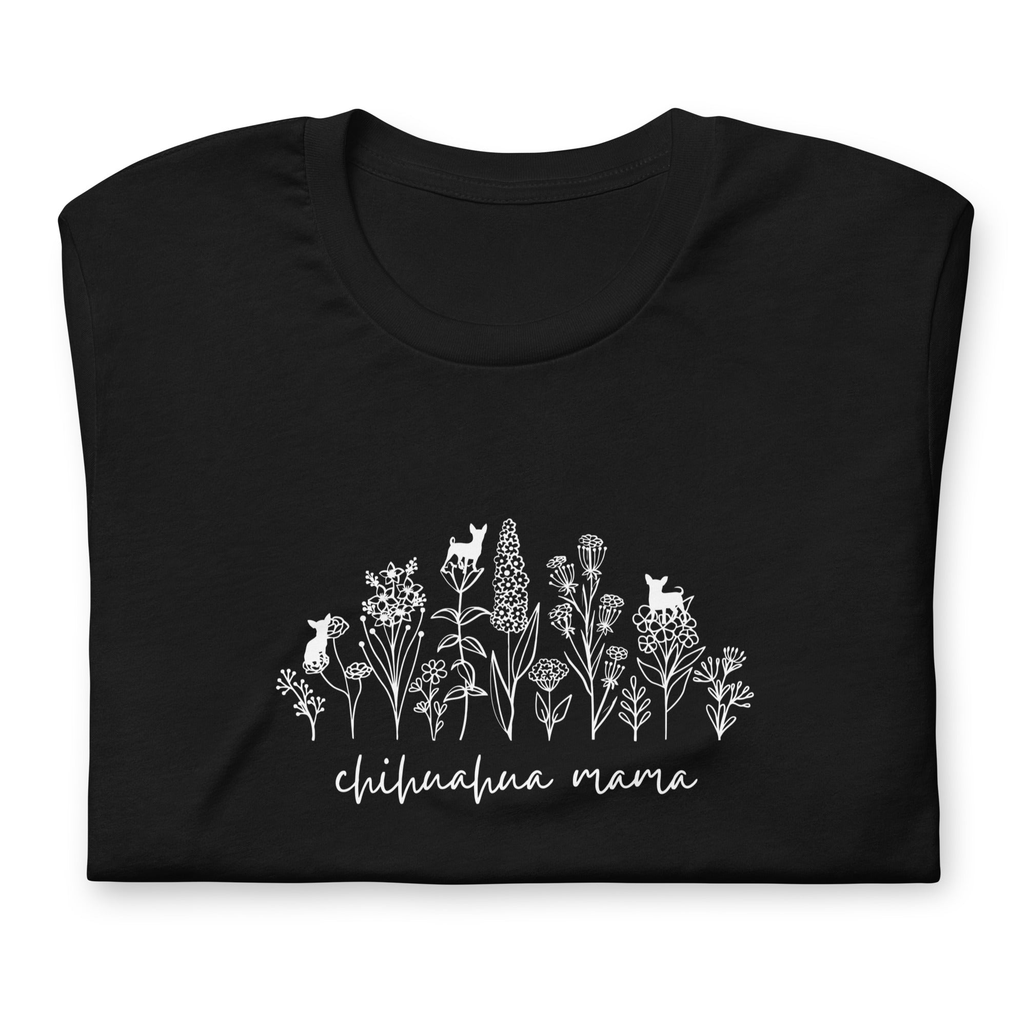 犬 tシャツ 犬イラスト かわいいチワワ チワワママ Chihuahua Mama